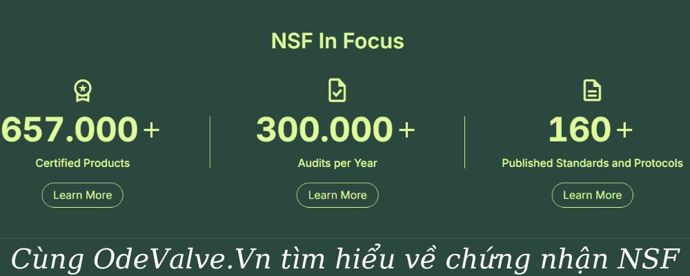 chứng nhận nsf là gì