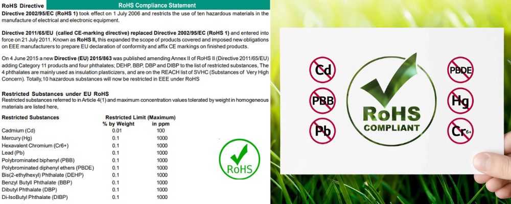 tiêu chuẩn rohs là gì