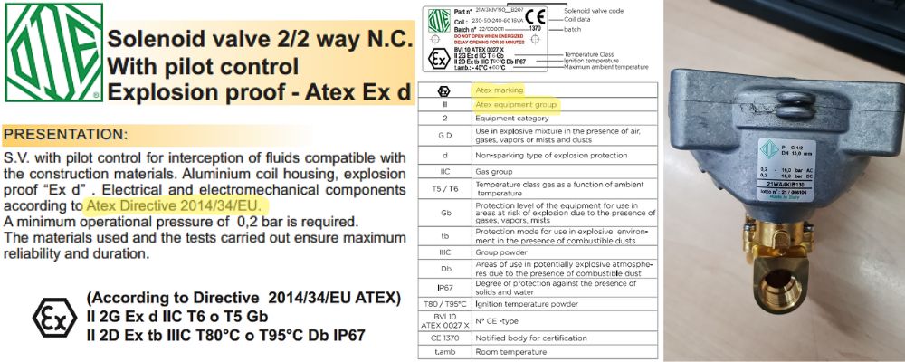 Van điện từ chống cháy nổ