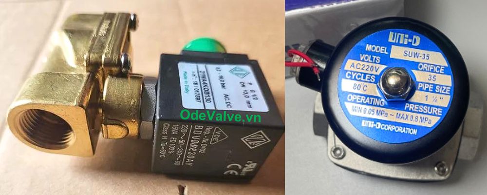 van điện từ nước