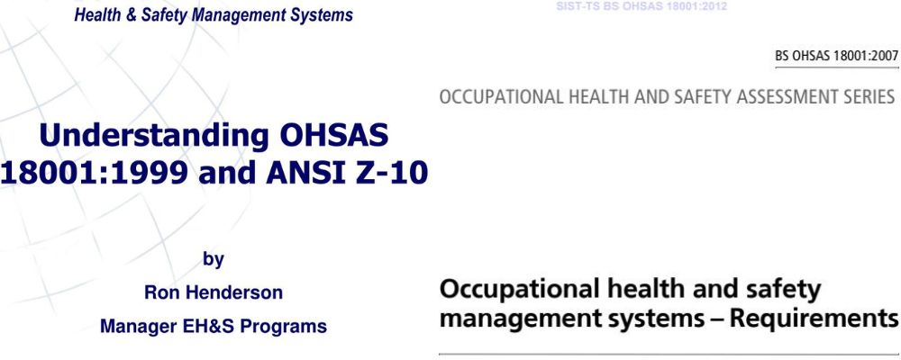 ohsas 18001 2007